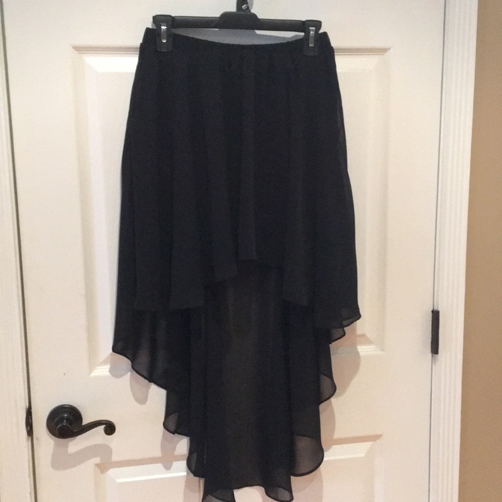 High Low Chiffon Skirt